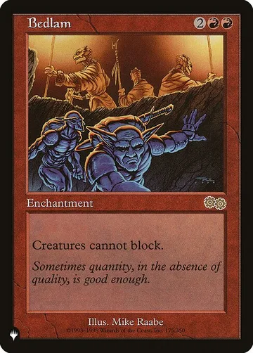 Bedlam USG-175, carta de Magic: The Gathering de The List