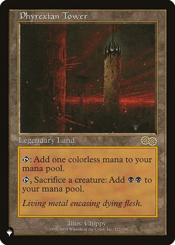 Phyrexian Tower USG-322, carta de Magic: The Gathering de The List