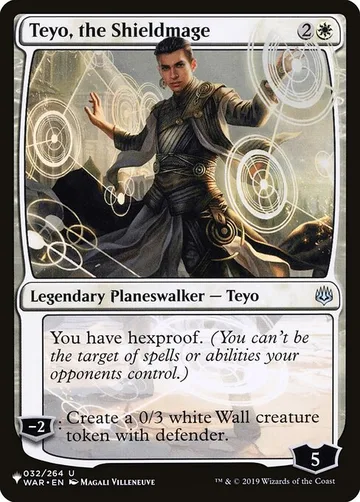 Teyo, the Shieldmage WAR-32, carta de Magic: The Gathering de The List
