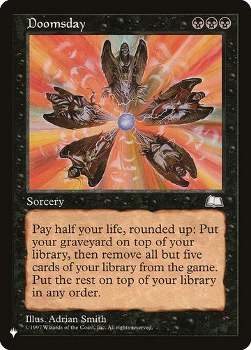 Doomsday WTH-66, carta de Magic: The Gathering de The List
