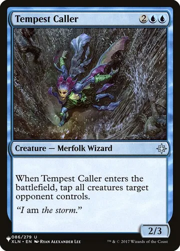 Tempest Caller XLN-86, carta de Magic: The Gathering de The List