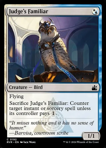 Judge's Familiar 192