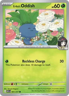 Oddish de Erika 001/217