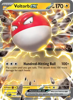 Voltorb ex 058/217