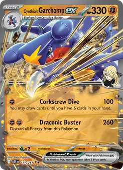 Garchomp ex de Cintia