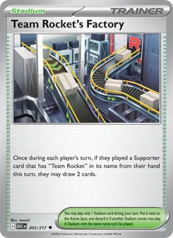 Fábrica del Team Rocket 203/217