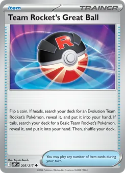 Super Ball del Team Rocket 205/217