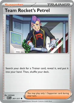 Petrel del Team Rocket 207/217