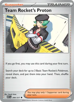 Protón del Team Rocket 208/217