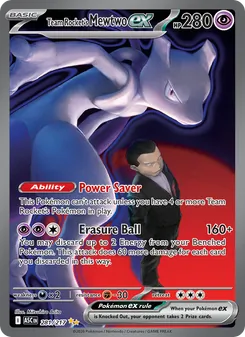 Mewtwo ex del Team Rocket 281/217