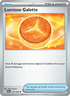 Galette Luminalia 078/088, carta de Pokémon de Equilibrio Perfecto