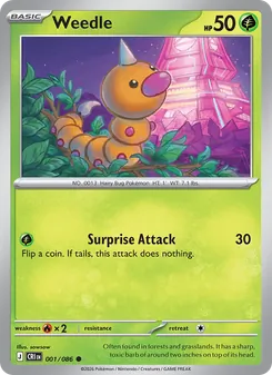 Weedle 001/086
