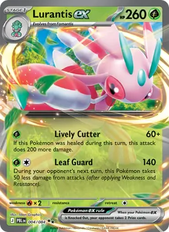 Lurantis ex 004/084, carta de Pokémon de Oscuridad Absoluta