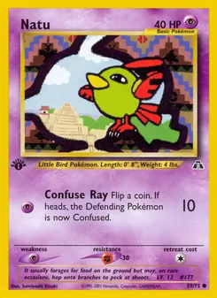Natu 59/75, carta de Pokémon de Neo Discovery