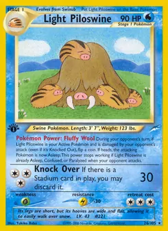 Light Piloswine 26/105
