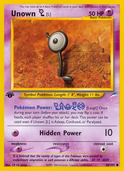Unown [L] 86/105