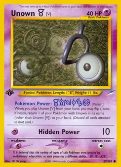 Unown [V] 89/105