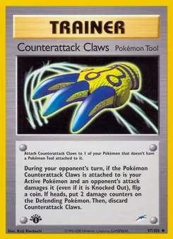 Counterattack Claws 97/105, carta de Pokémon de Neo Destiny