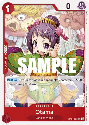 Otama OP01-006, carta de One Piece de Romance Dawn