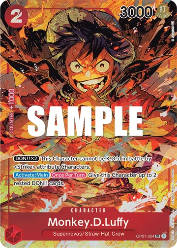 Monkey.D.Luffy OP01-024 · P1