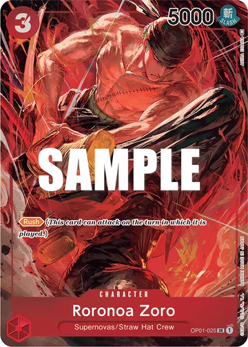 Roronoa Zoro OP01-025 · P1