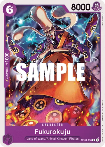 Fukurokuju OP01-110, carta de One Piece de Romance Dawn