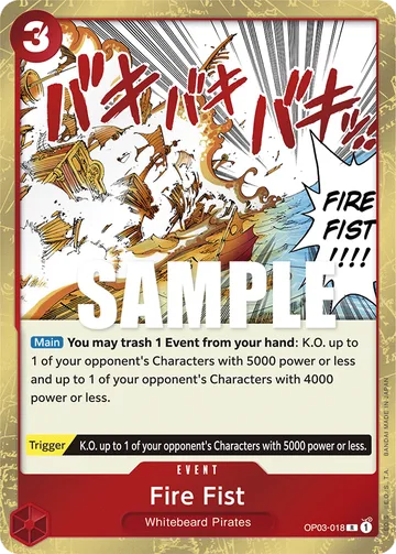 Fire Fist OP03-018