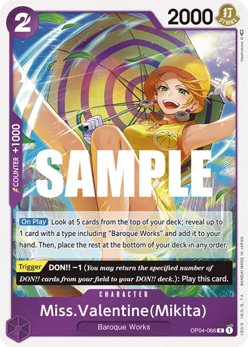 Miss.Valentine(Mikita) OP04-066