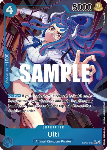 Ulti OP05-043 · P1, carta de One Piece de Awakening of the New Era