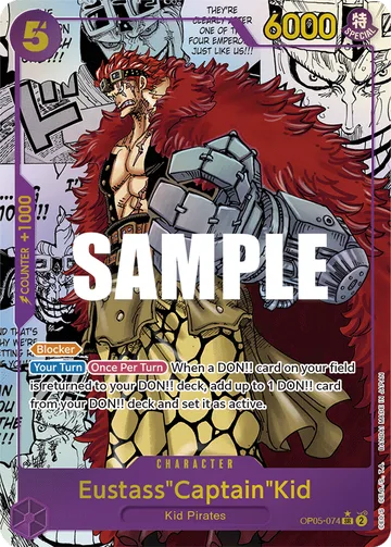 Eustass"Captain"Kid OP05-074 · P2