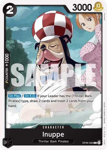 Inuppe OP06-082, carta de One Piece de Wings of the Captain