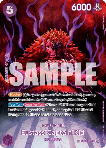 Eustass"Captain"Kid OP05-074 · P3