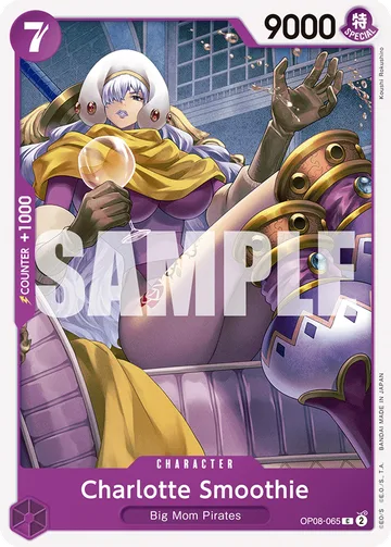 Charlotte Smoothie OP08-065, carta de One Piece de Two Legends