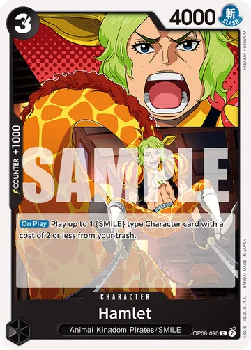 Hamlet OP08-090, carta de One Piece de Two Legends