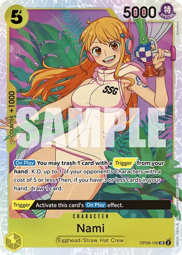 Nami OP08-106, carta de One Piece de Two Legends