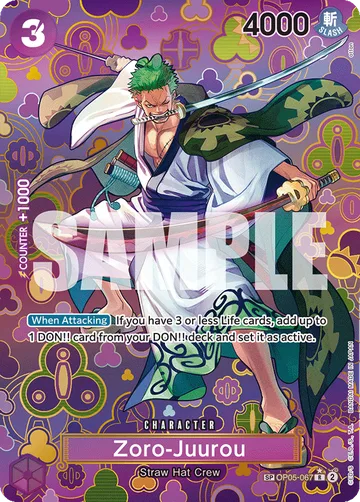 Zoro-Juurou OP05-067 · P4