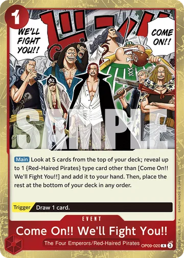 Come On!! We'll Fight You!! OP09-020