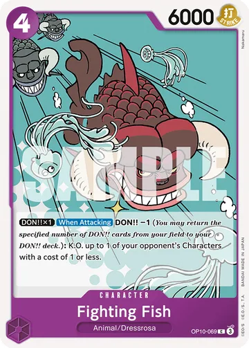 Fighting Fish OP10-069