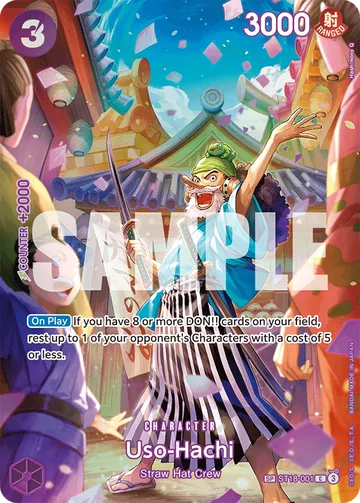 Uso-Hachi ST18-001 · P1, carta de One Piece de Royal Blood