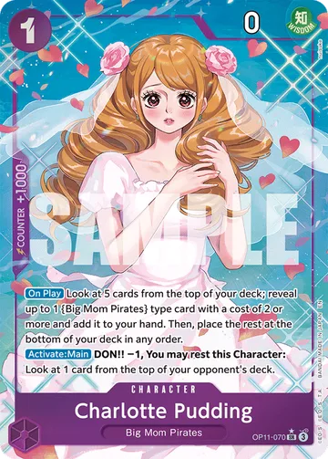 Charlotte Pudding OP11-070 · P1