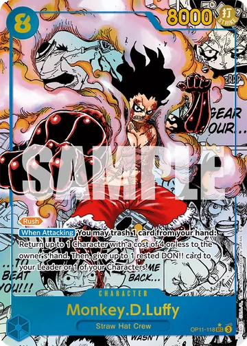 Monkey.D.Luffy OP11-118 · P2