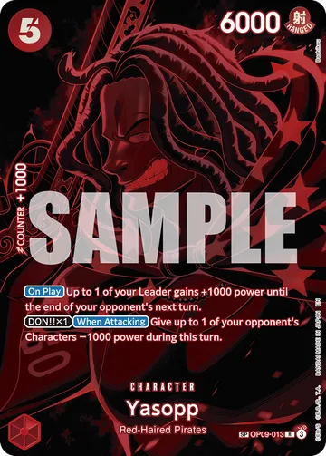 Yasopp OP09-013 · P2