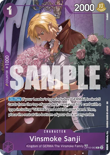 Vinsmoke Sanji OP10-063 · P1