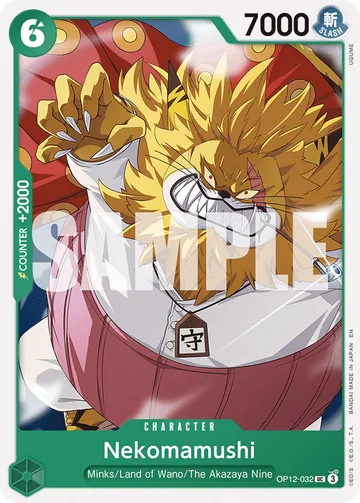 Nekomamushi OP12-032, carta de One Piece de Legacy of the Master