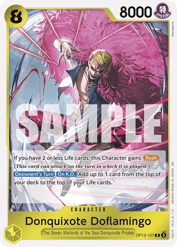 Donquixote Doflamingo OP12-107