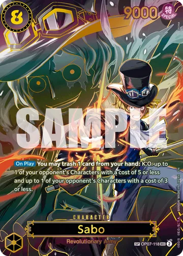 Sabo OP07-118 · P2