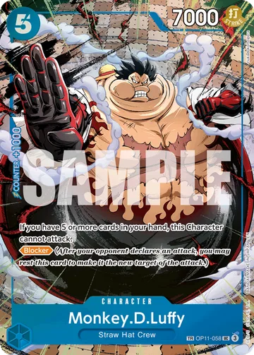 Monkey.D.Luffy OP11-058 · P1