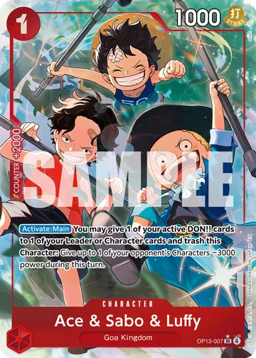 Ace &amp; Sabo &amp; Luffy