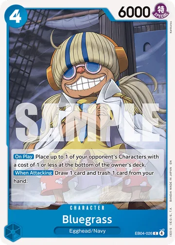Bluegrass EB04-026, carta de One Piece de The Azure Sea’s Seven