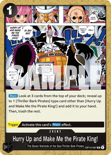 Hurry Up and Make Me the Pirate King!